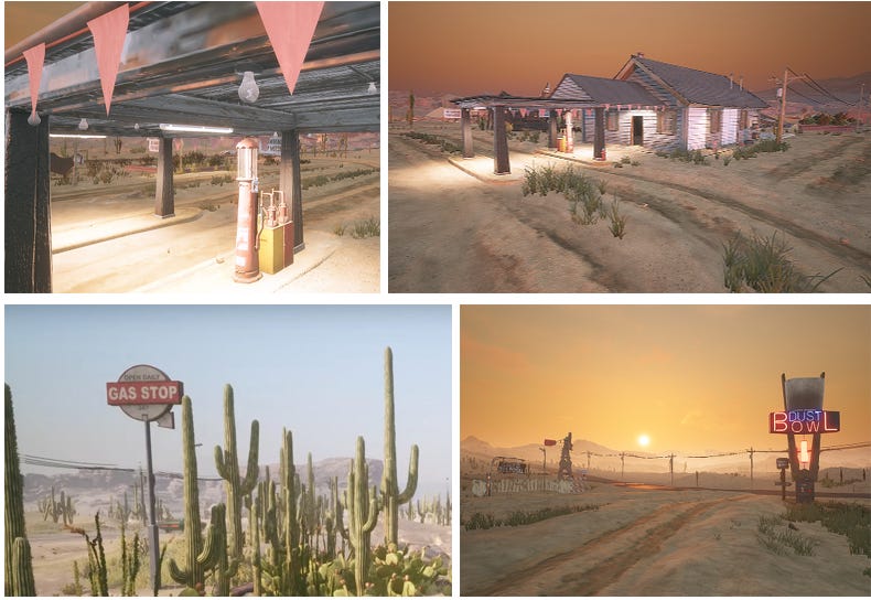 Screenshots from "Gas Station Simulator"