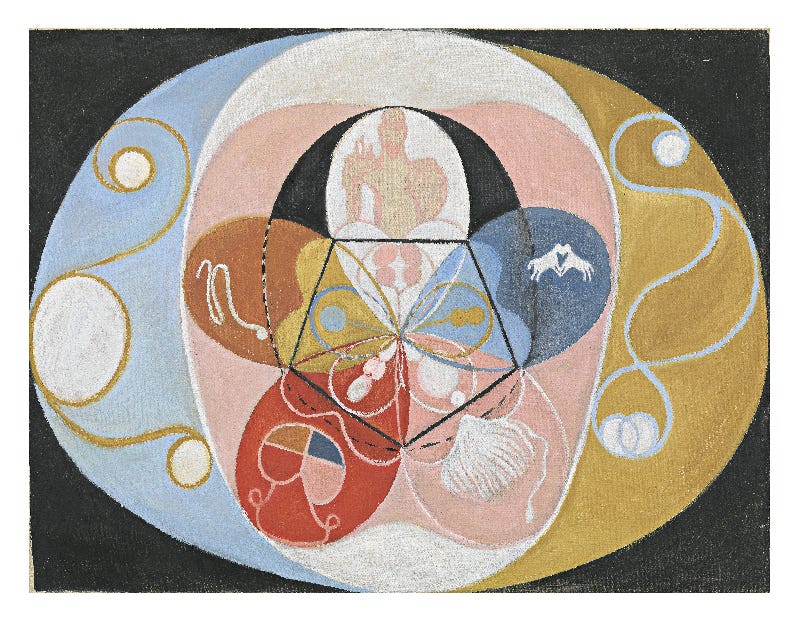 Hilma af Klint and Piet Mondrian – Forms of life – Textile Forum Blog