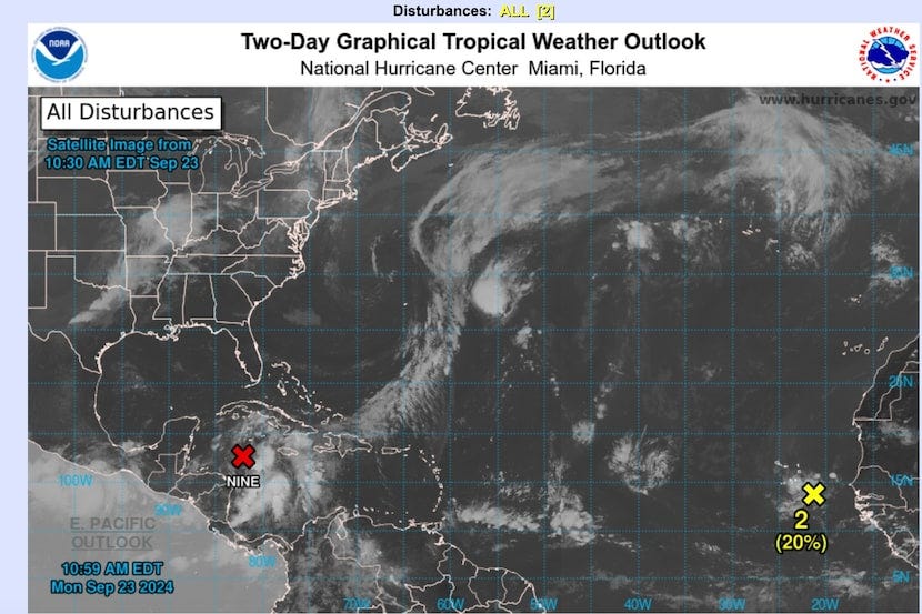 Forecasters are watching a tropical storm system in the Western Caribbean that could turn...