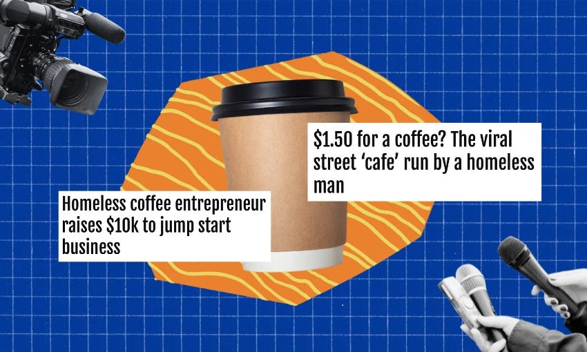 A cheap coffee cup spawned $13k in donations, and a failed business.   