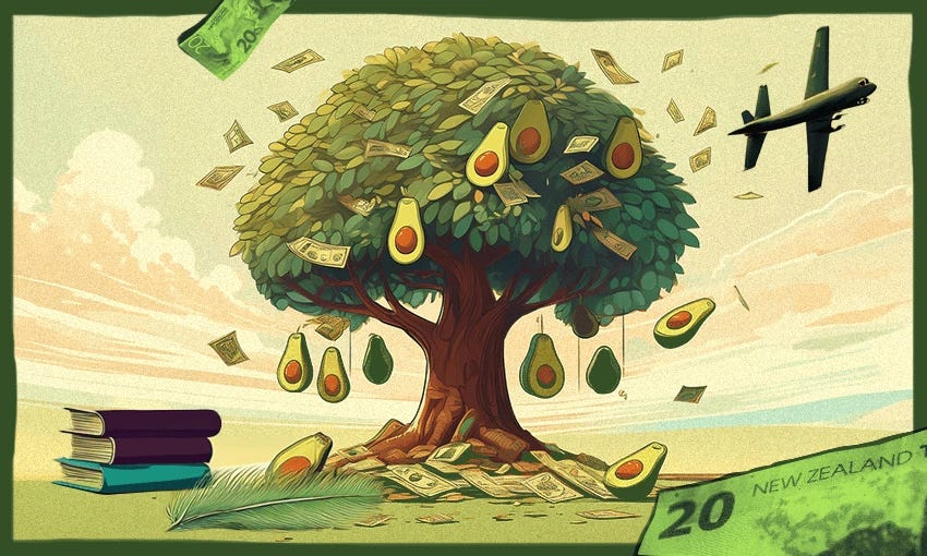 I wrote this for the avocado eaters. (Image: The Spinoff)   