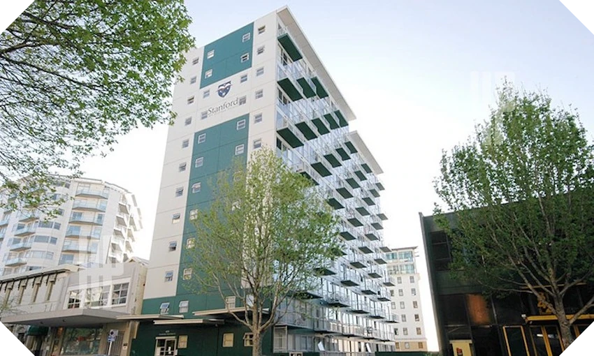 The Stanford apartments in Auckland where the author lived   