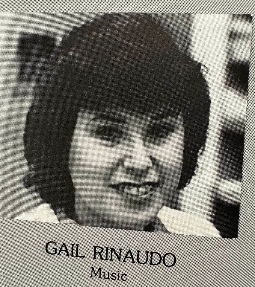 May be an image of 1 person and text that says 'GAIL RINAUDO Music'