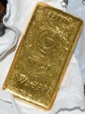 Picture of gold bar Picture of gold bar