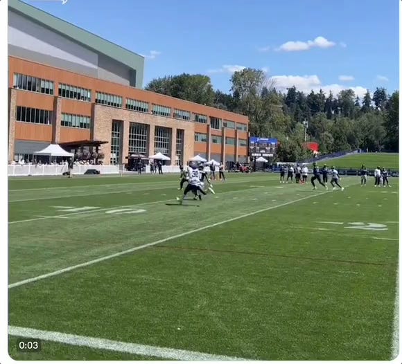 Seahawks News 7/28: Olu Oluwatimi gets first-team reps at Seahawks training  camp - Field Gulls