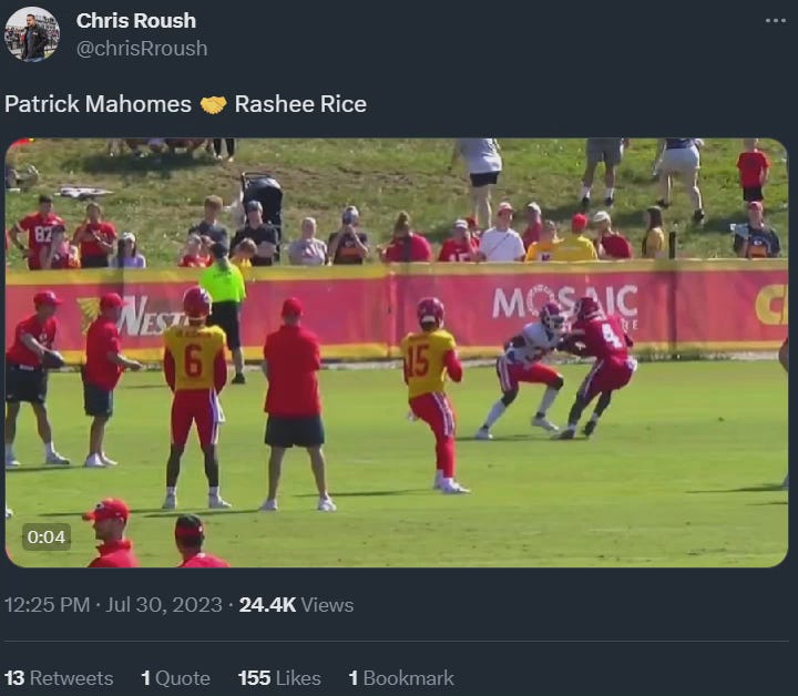 Patrick Mahomes appears ready for Chiefs' camp in new training video -  Arrowhead Pride