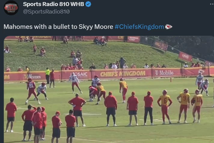 Chiefs rookie Skyy Moore looks like he could be a difference-maker