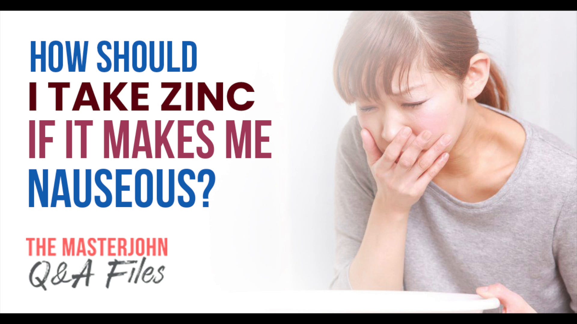 207 How should I take zinc if it makes me nauseous?