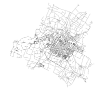 OSMnx: Modena Italy networkx street network in Python from OpenStreetMap