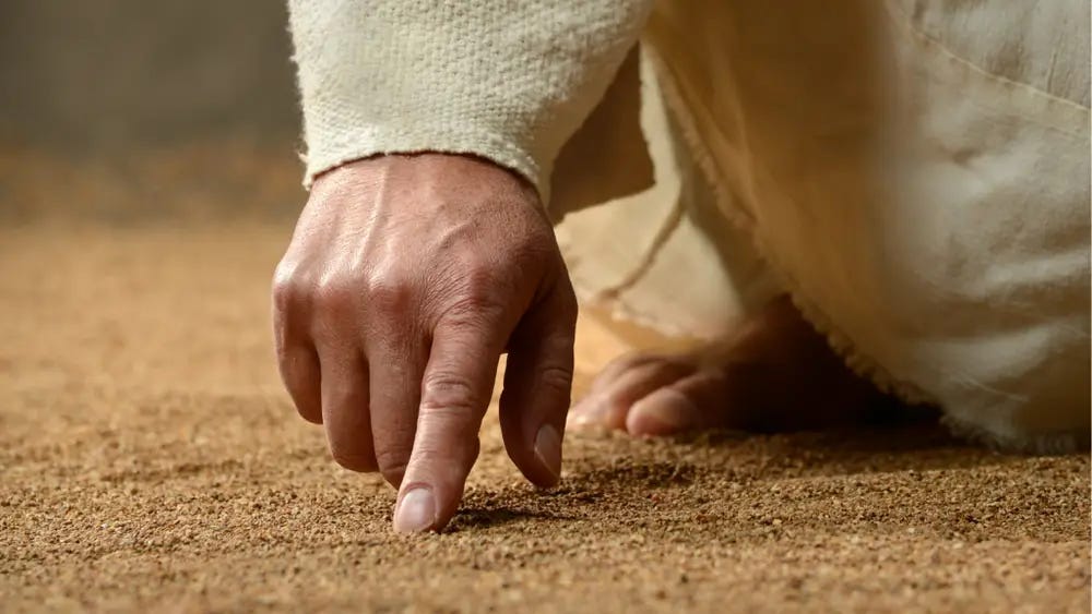 What Did Jesus REALLY Write in the Sand? - Preach It Teach It