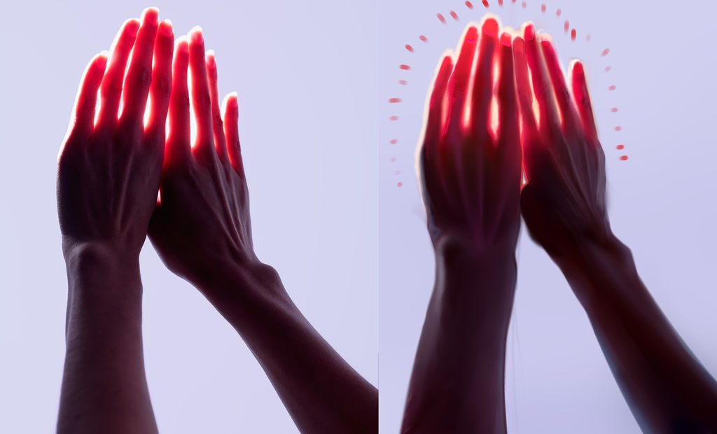 when light shines through fingers LIKE if u agree by iPPG on DeviantArt