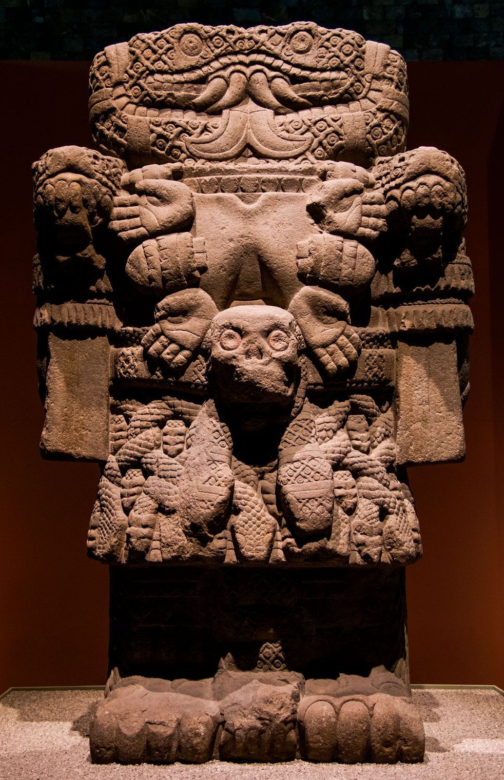 Coatlicue | Aztec Goddess, Mother of Gods, Serpent Skirt | Britannica