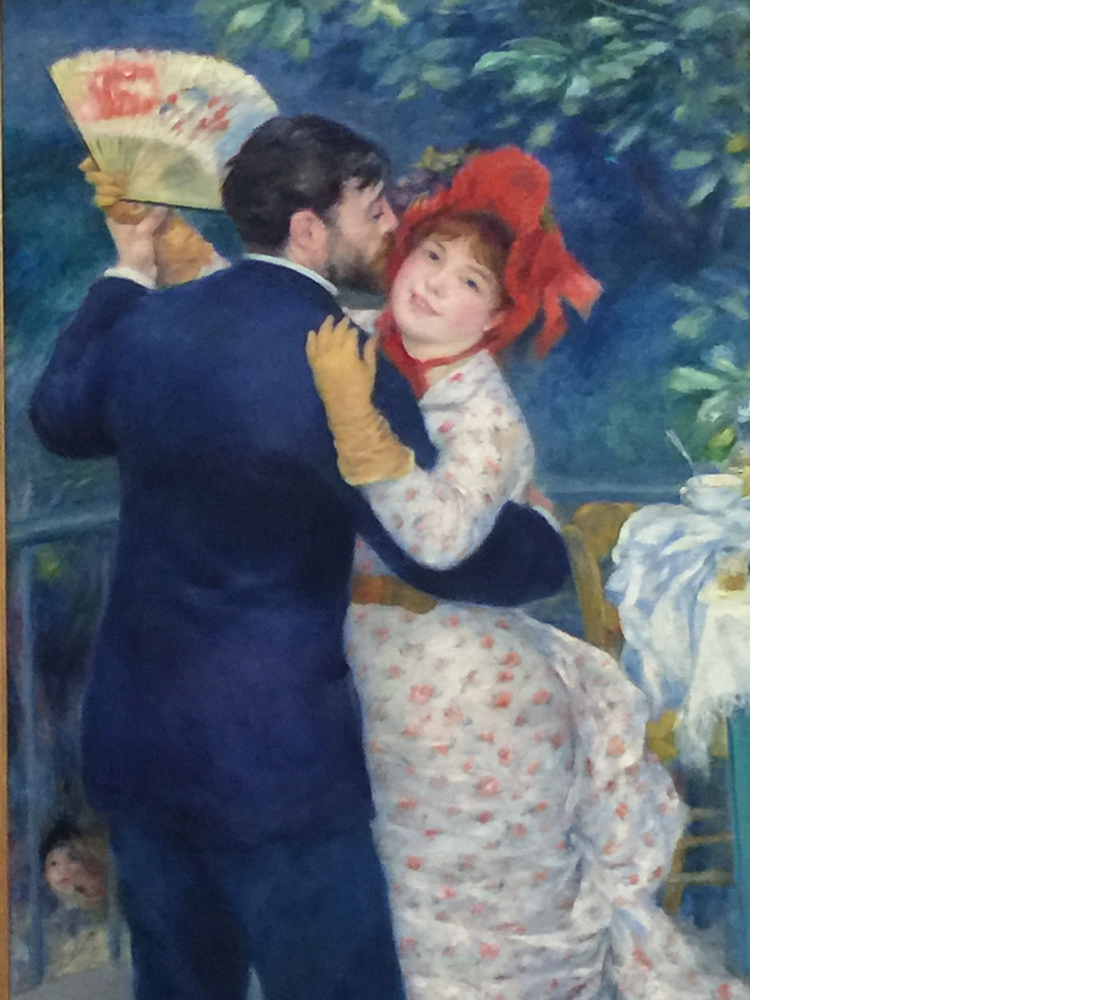 Pierre-Auguste Renoir’s famous painting ‘Dance in the Country’ renamed ‘Man Whispering Disinformation’ under Klaus Schwab’s Art Reset