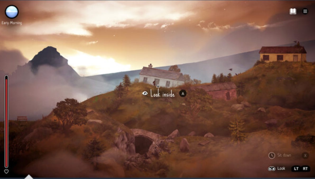 screen shot of Highland Song