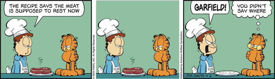 Garfield Comic Strip for April 02, 2024 