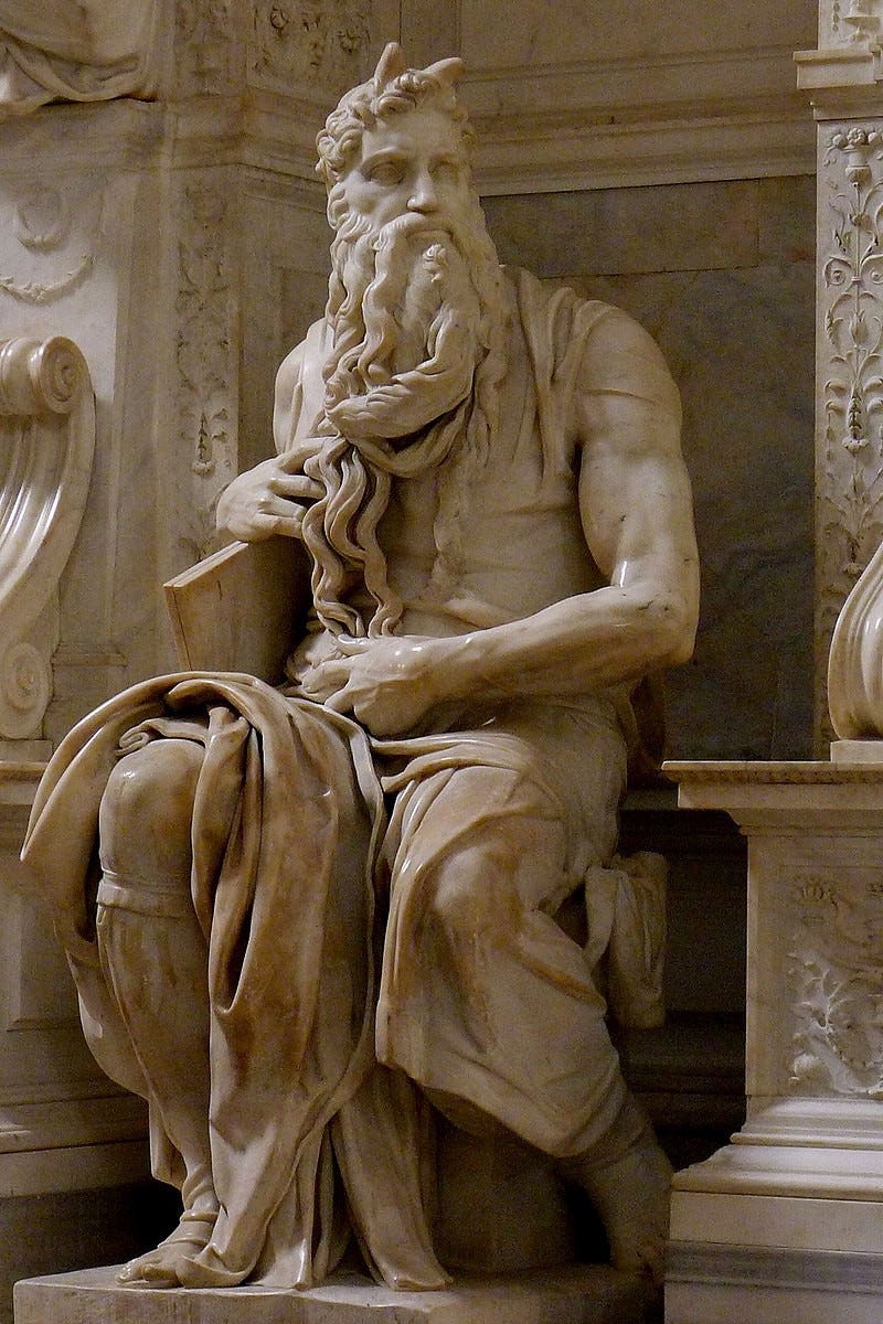 Michelangelo’s Moses. Source — Public Domain