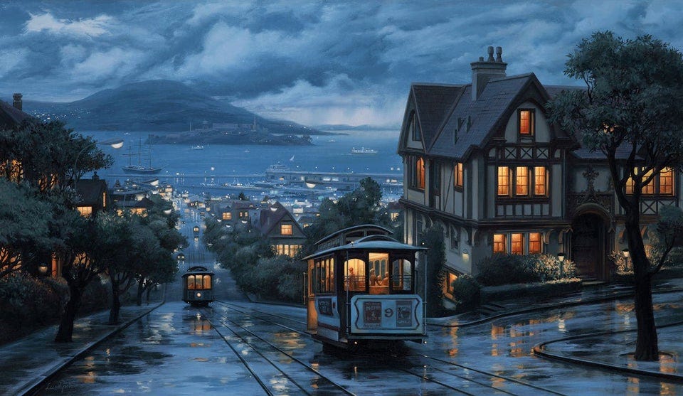 r/pics - "An Evening Journey" by Evgeny Lushpin