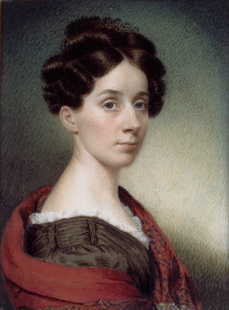Goodridge’s miniature Self portrait, 1830