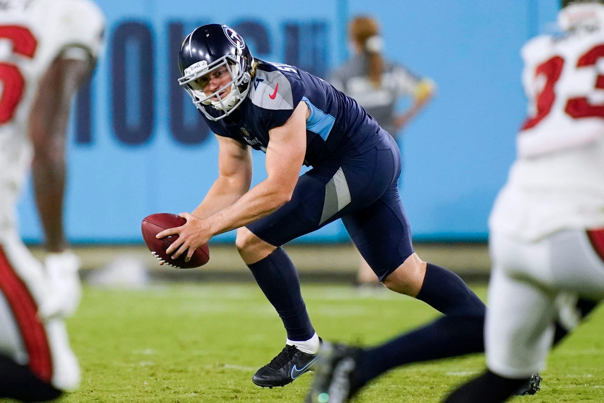 Tennessee Titans punter Ryan Stonehuse is taking the league by storm