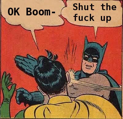 Shut the fuck up ОК Вoom- Batman Robin Batman Fictional character Superhero Comic book Comics Cartoon Fiction Justice league
