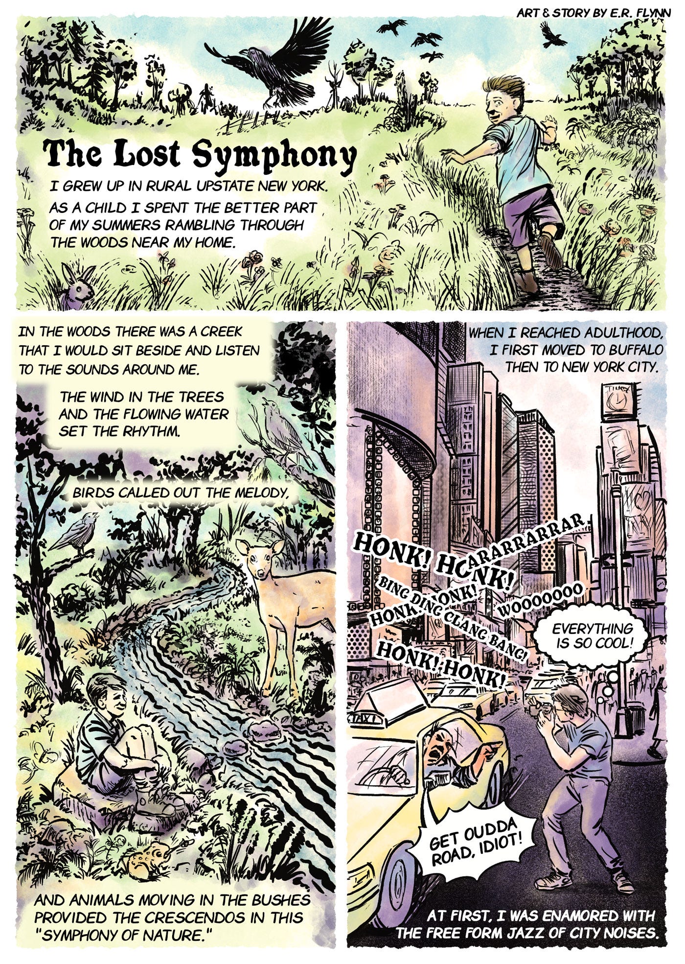 The Lost Symphony Page 1 - Comic by ERFlynn