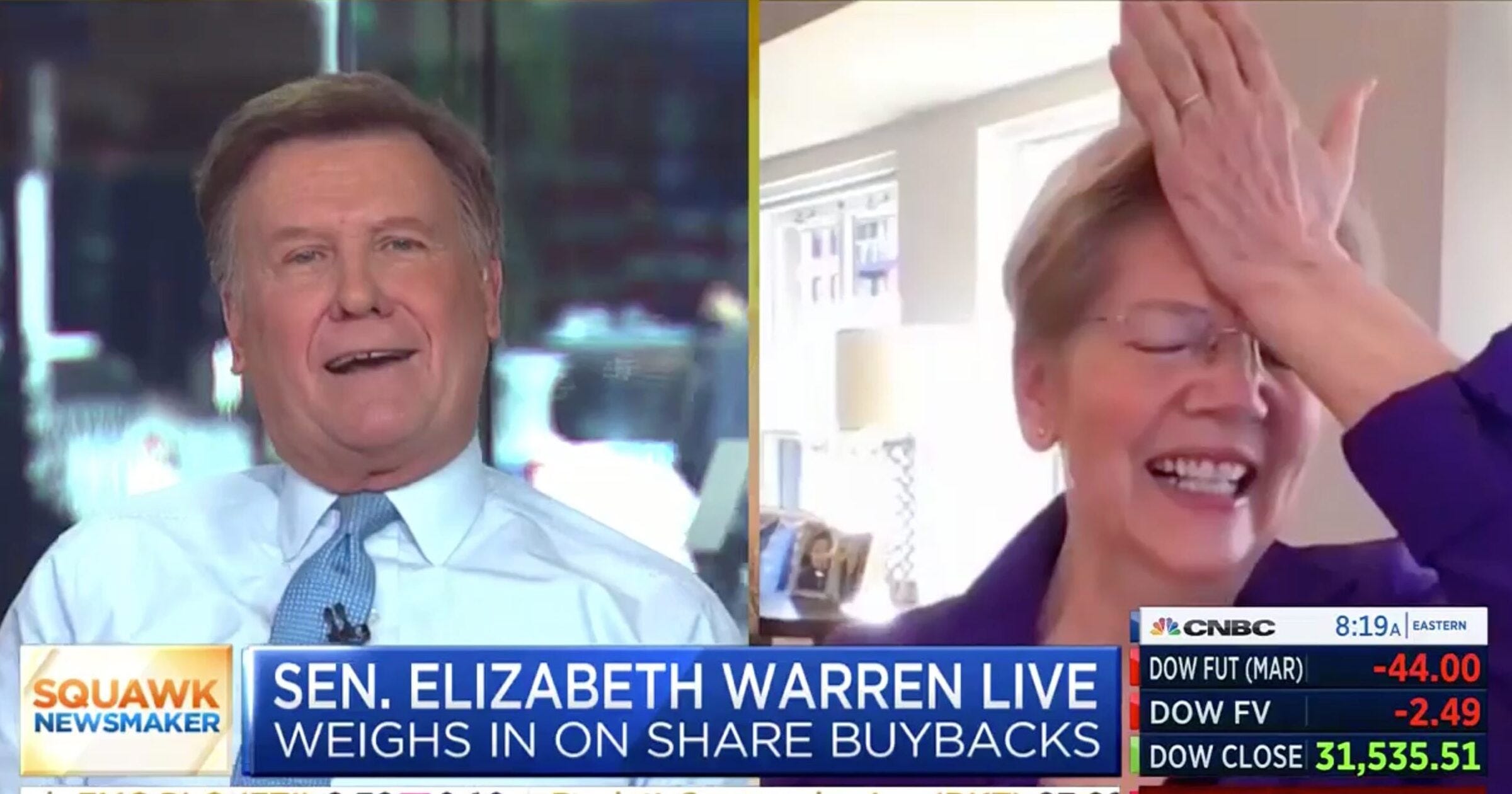 Elizabeth Warren Promotes &#39;Ultra-Millionaire&#39; Tax on CNBC