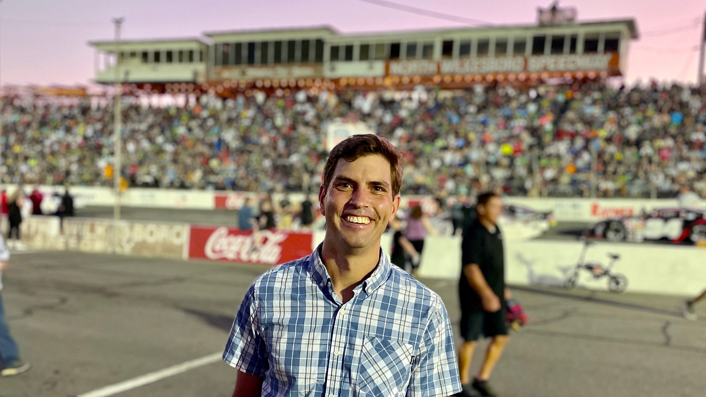 Jeremy at a race in North Wilkesboro
