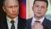 Image result for Photos President Putin and President Zelensky of Ukraine. Size: 173 x 100. Source: www.nytimes.com