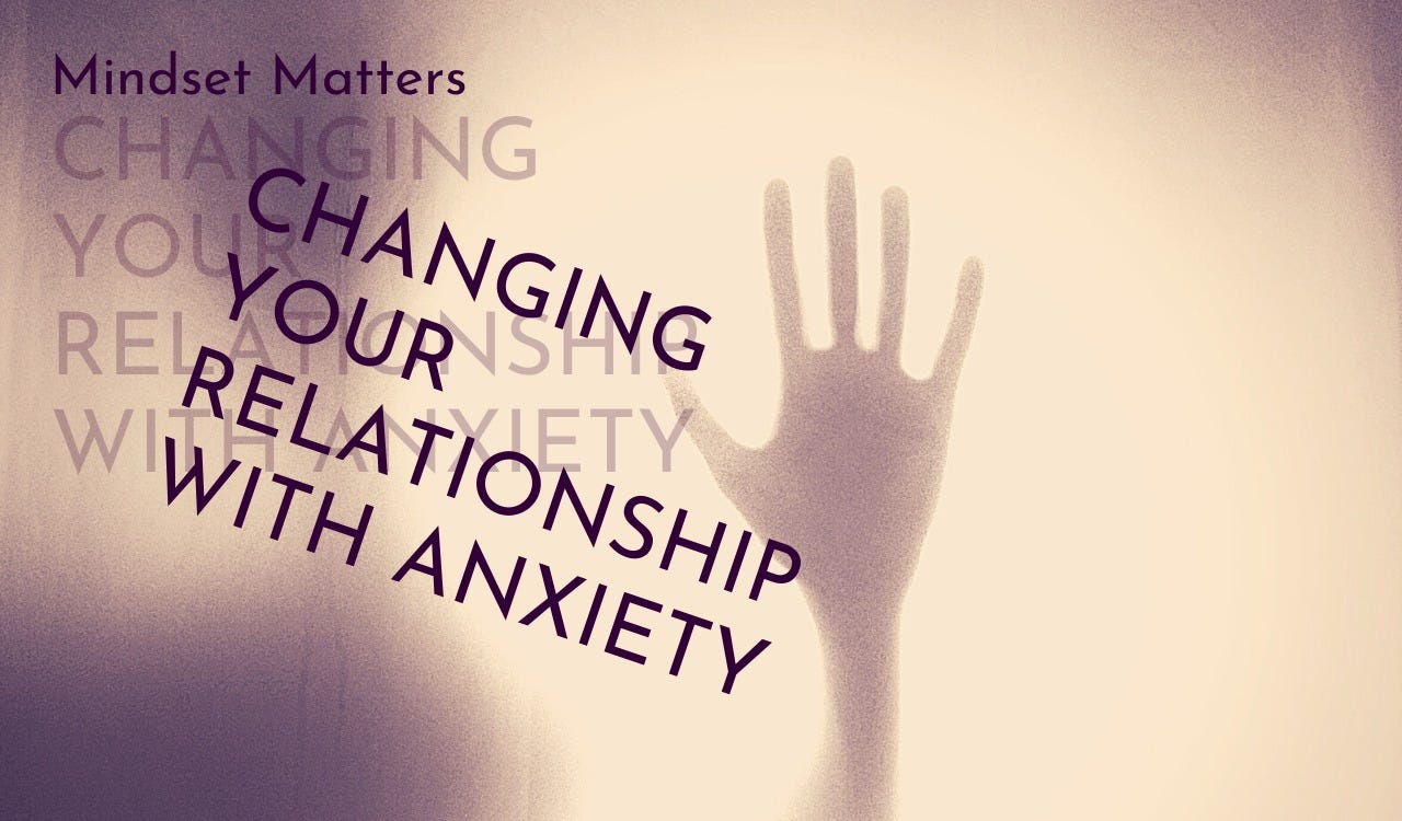Changing your relationship with anxiety title card