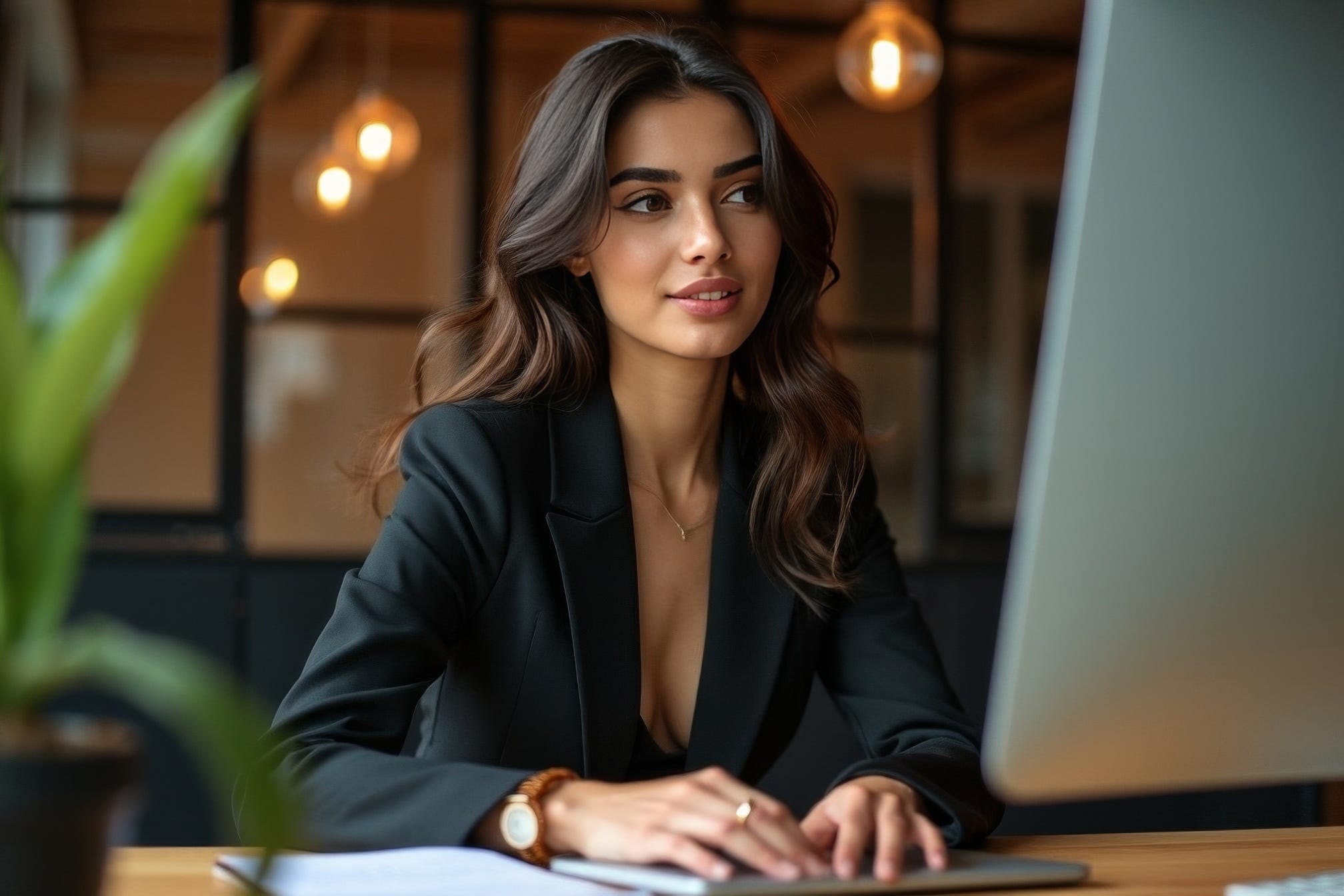 Young woman lawyer.