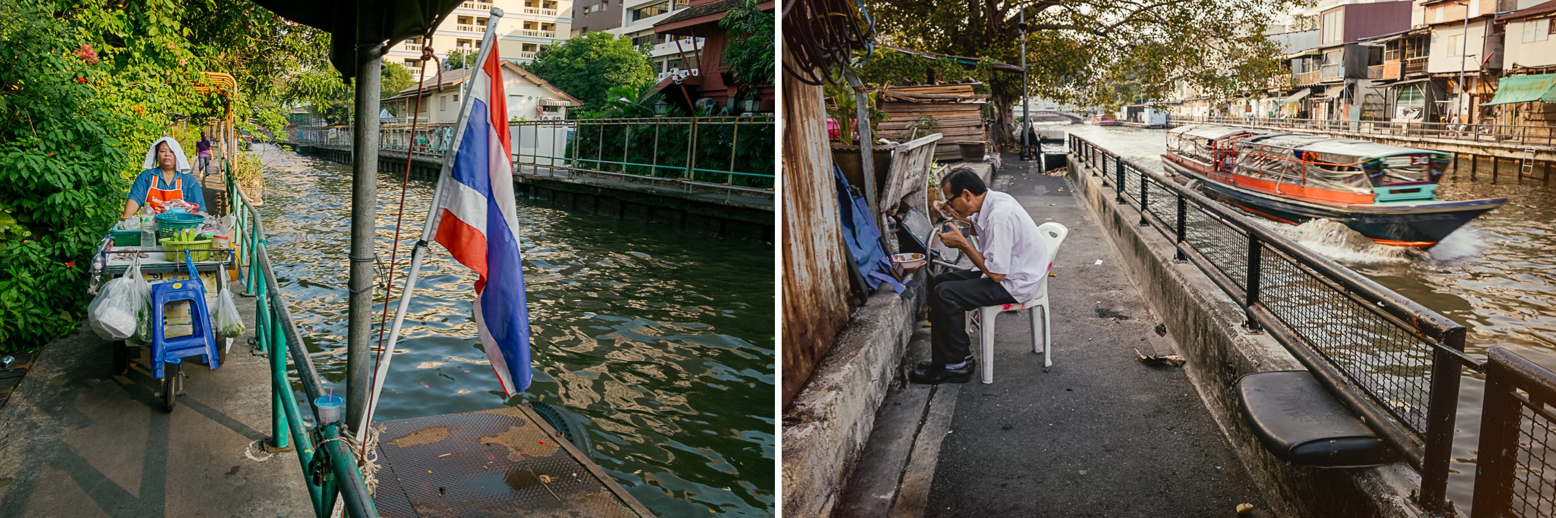 Typical of Thailand, food is never far away. 1/60, f/8, ISO 200, 18mm & 1/40, f/8, ISO 80, 28mm