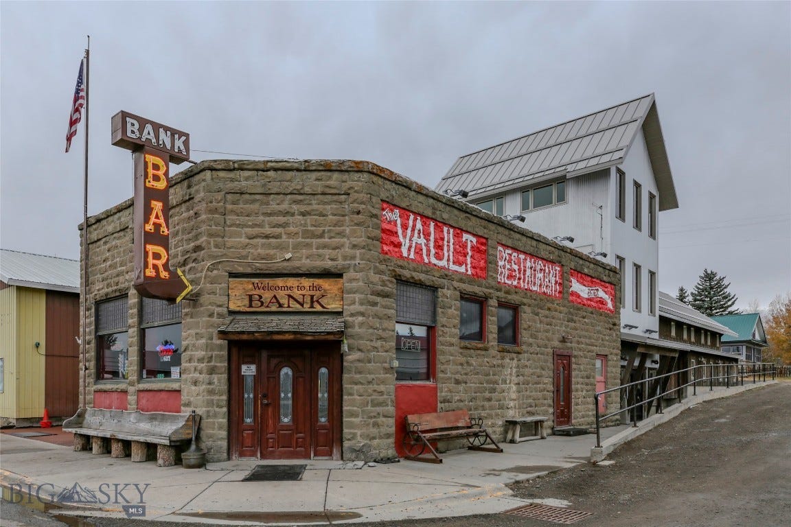 The Historic Bank Bar & Vault Restaurant Is Listed For Sale