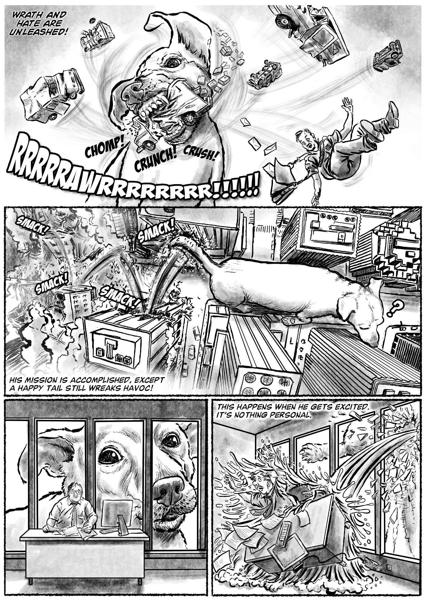 Monster Mutt Page 2 Comic by E.R. Flynn