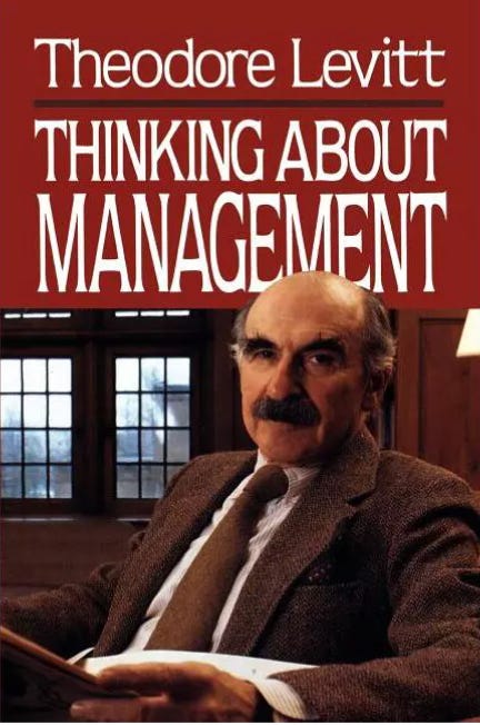 Theodore Levitt: Thinking about Management