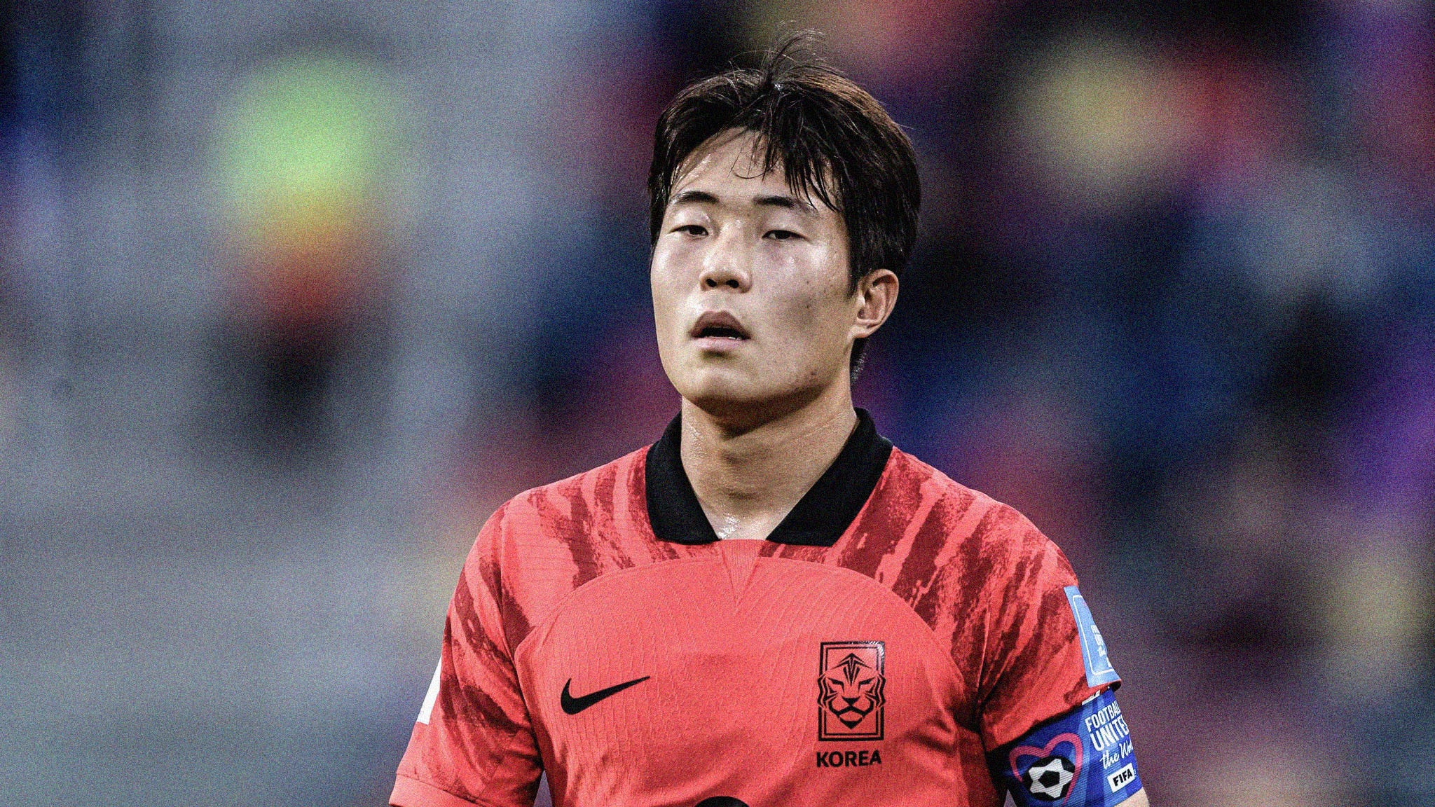 A photo of South Korea's Lee Seung-won at the 2023 FIFA U-20 World Cup