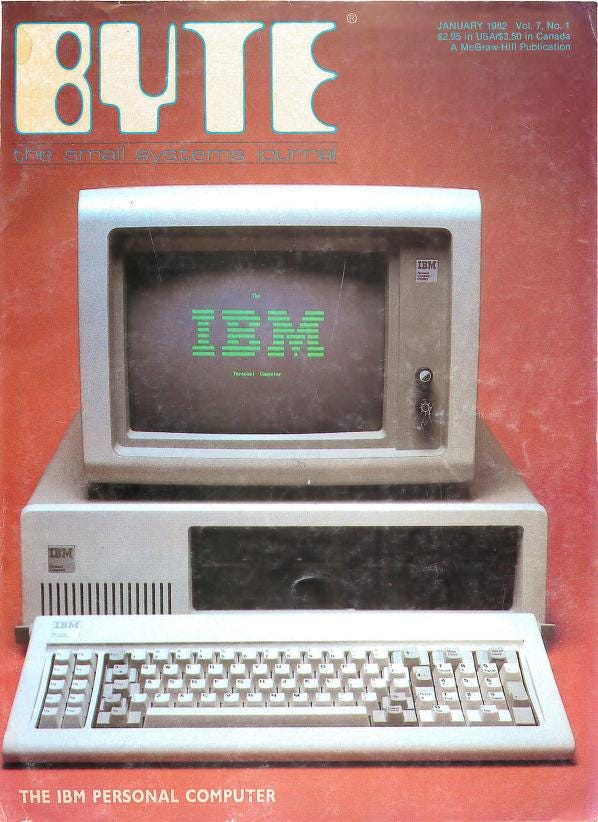 Byte Magazine Volume 07 Number 01 - The IBM Personal Computer : Free  Download, Borrow, and Streaming : Internet Archive