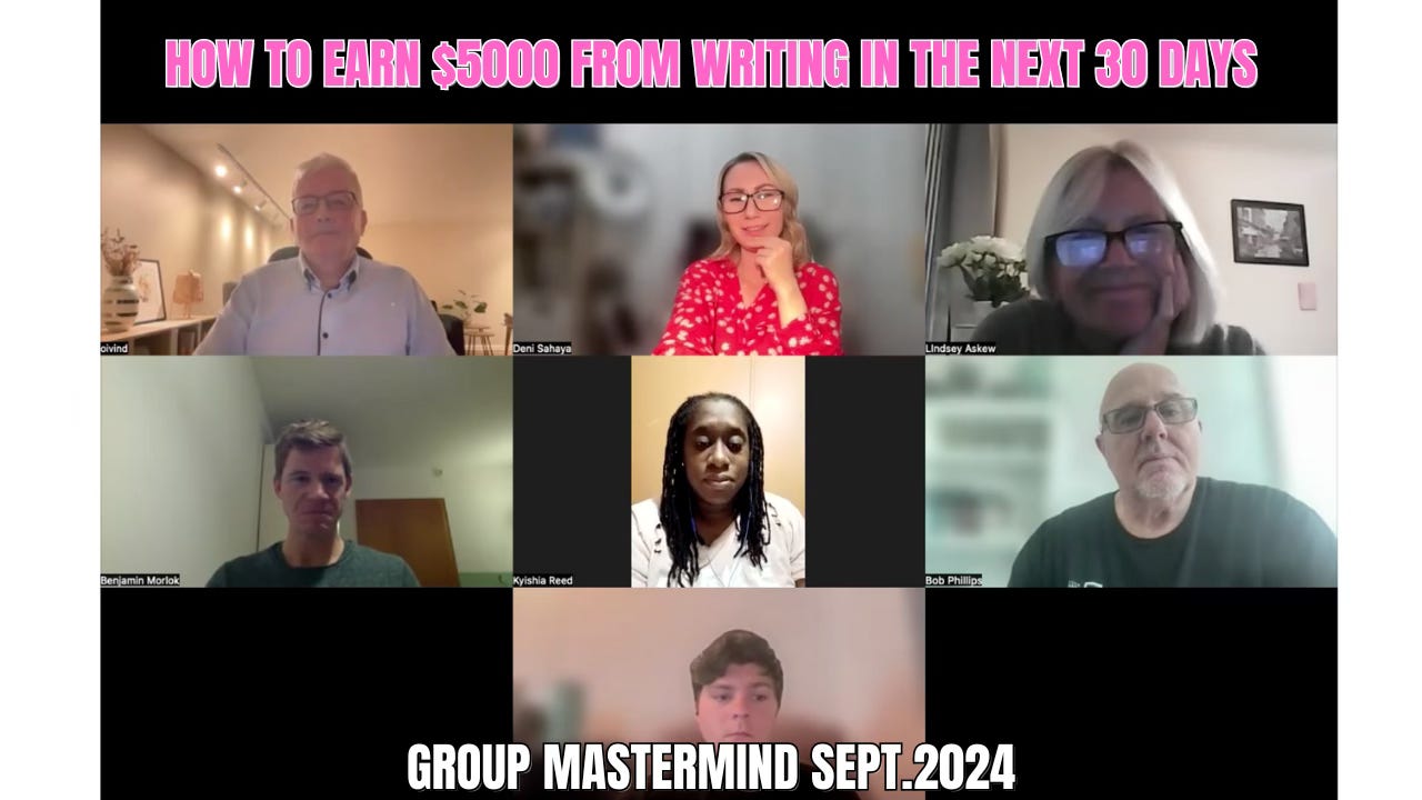 how to earn $5000 from writing in 30 days