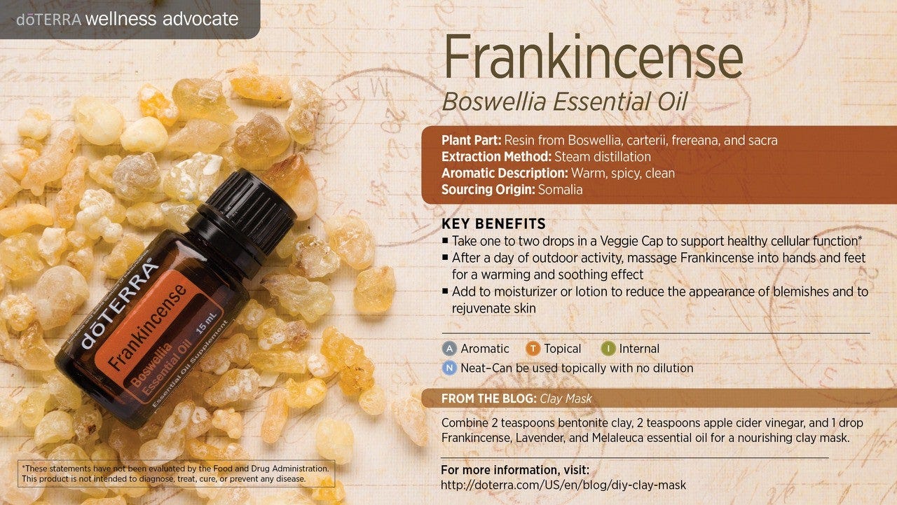 doTERRA Essential Oil - Frankincense (15ml) | Where Magic Meets the Lake!