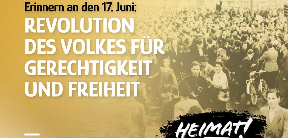 Volksaufstand DDR, 17. Juni, Gedenken