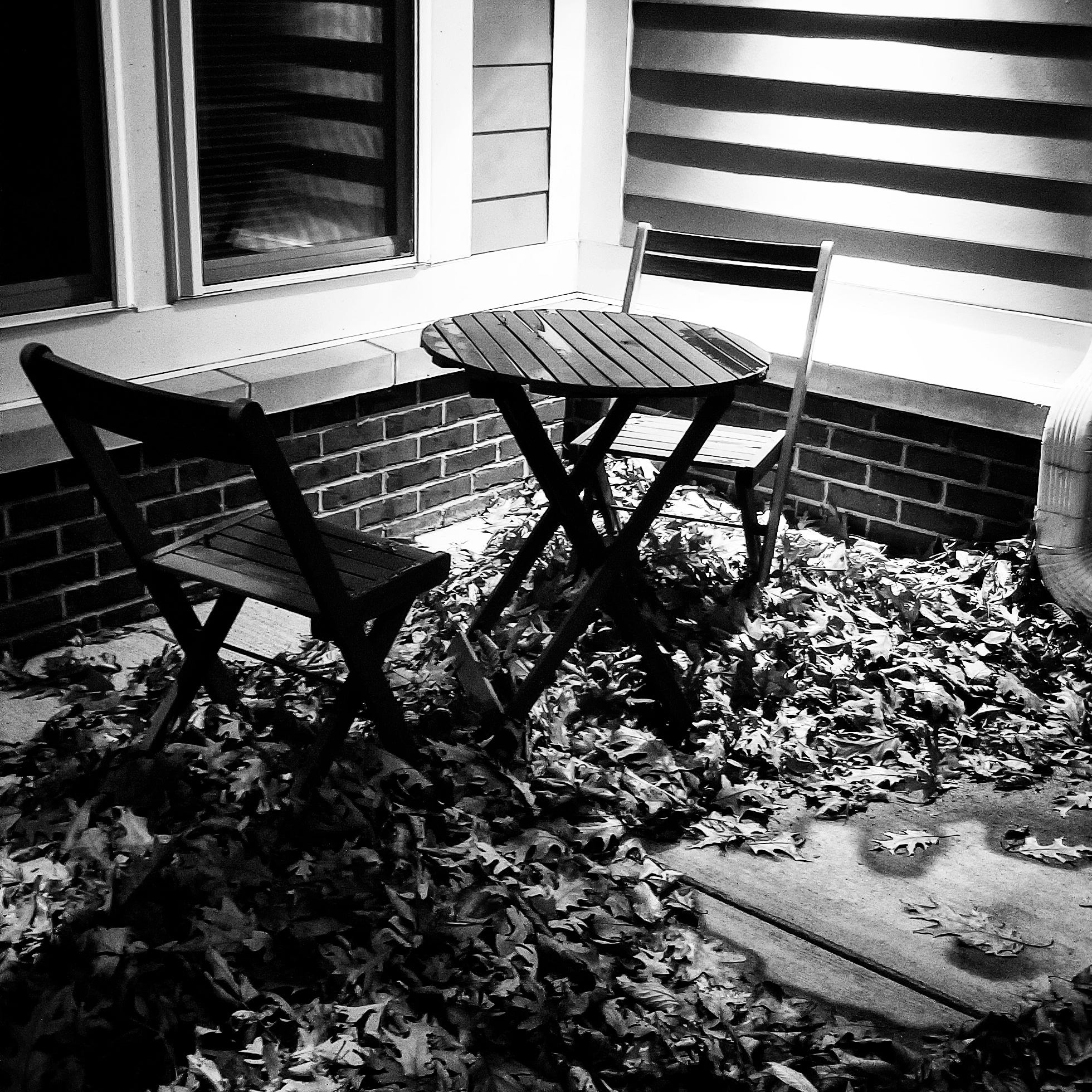 Outside Seating - image by Shawn R. Metivier, 2020