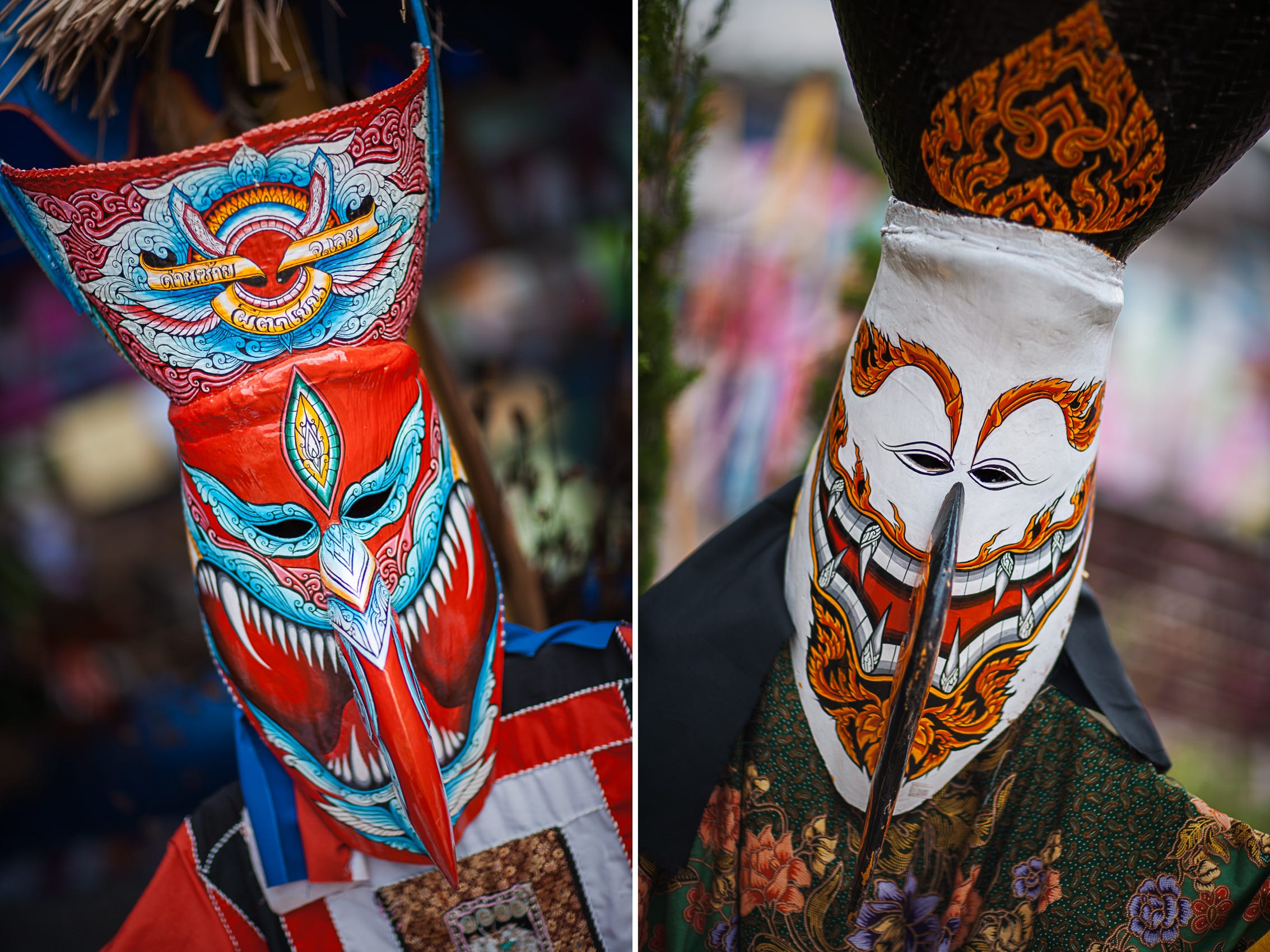 Phi Ta Khon masks