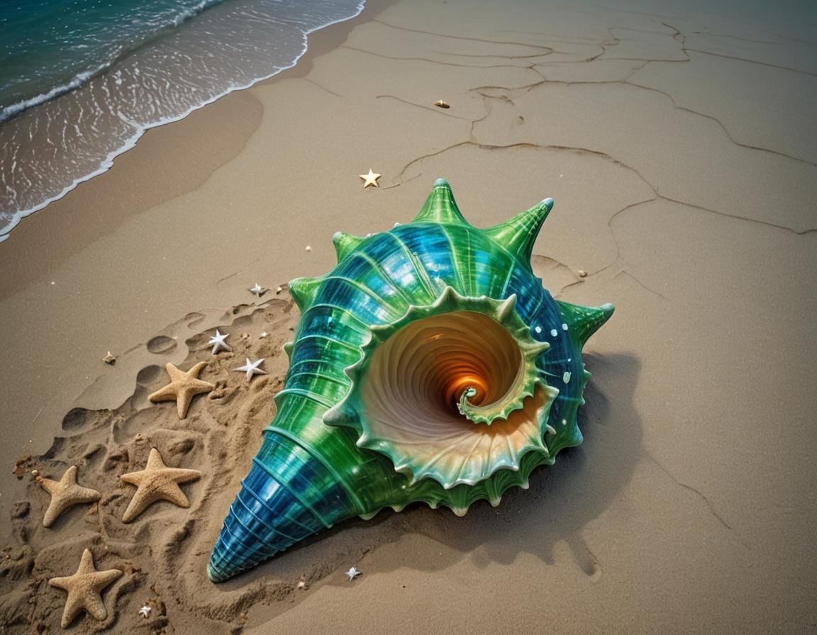 Painted conch
