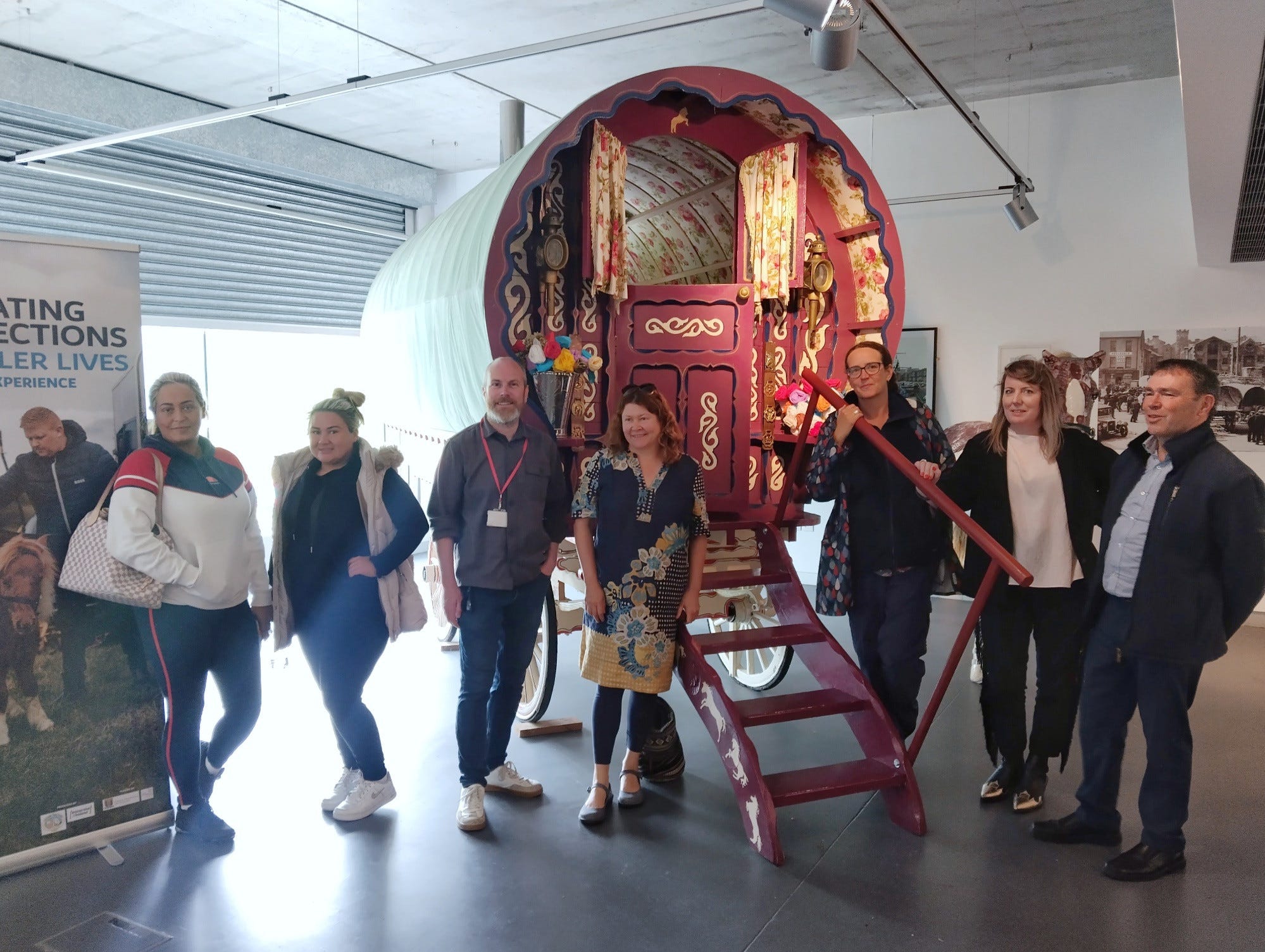 At the launch of a short film in virtual reality by Linda Curtin, celebrating Traveller culture as part of Cork Traveller Pride Week.