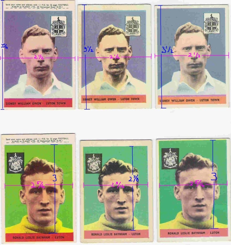 A&BC Gum Football Cards 1958-59