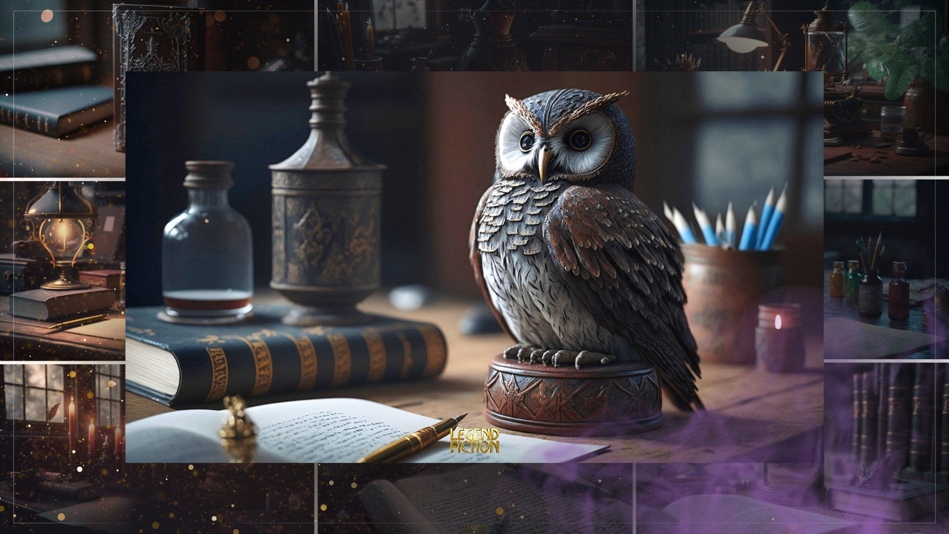 Wizarding Desks & Books – Free wallpapers for your screens, stories, & inspiration!