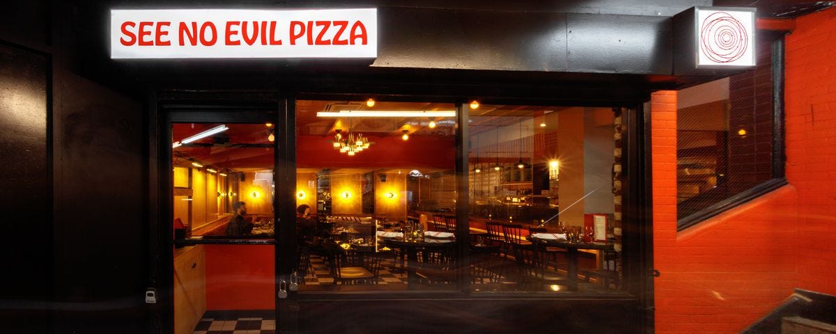 See No Evil Pizza opens in Midtown.