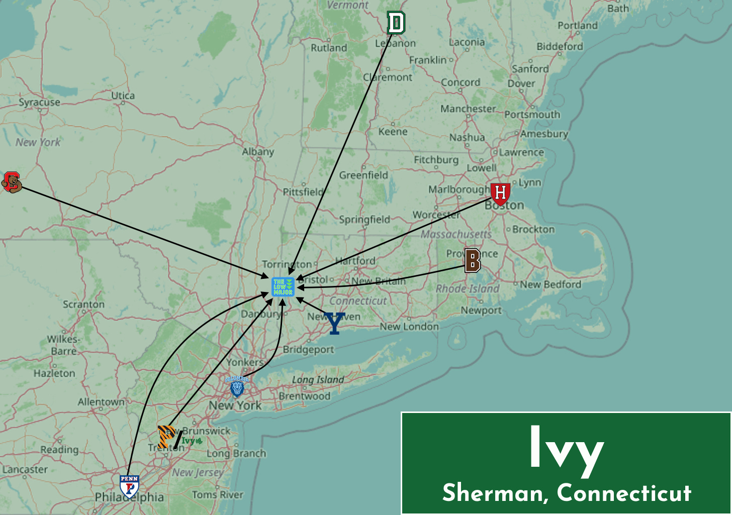 Ivy midpoint map