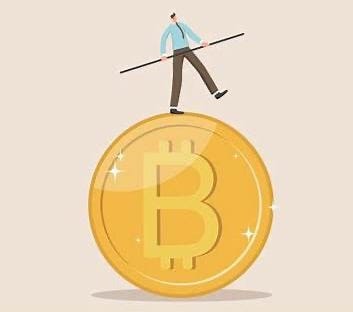 https://static.vecteezy.com/system/resources/previews/037/904/468/non_2x/man-balancing-on-bitcoin-vector.jpg