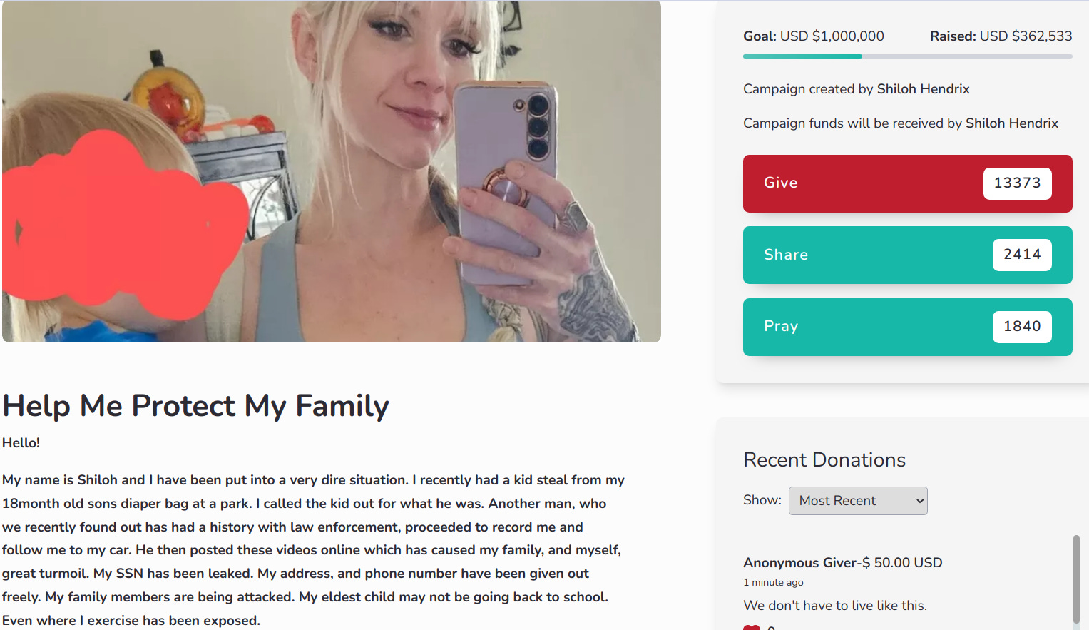https://www.givesendgo.com/ShilohHendrix
