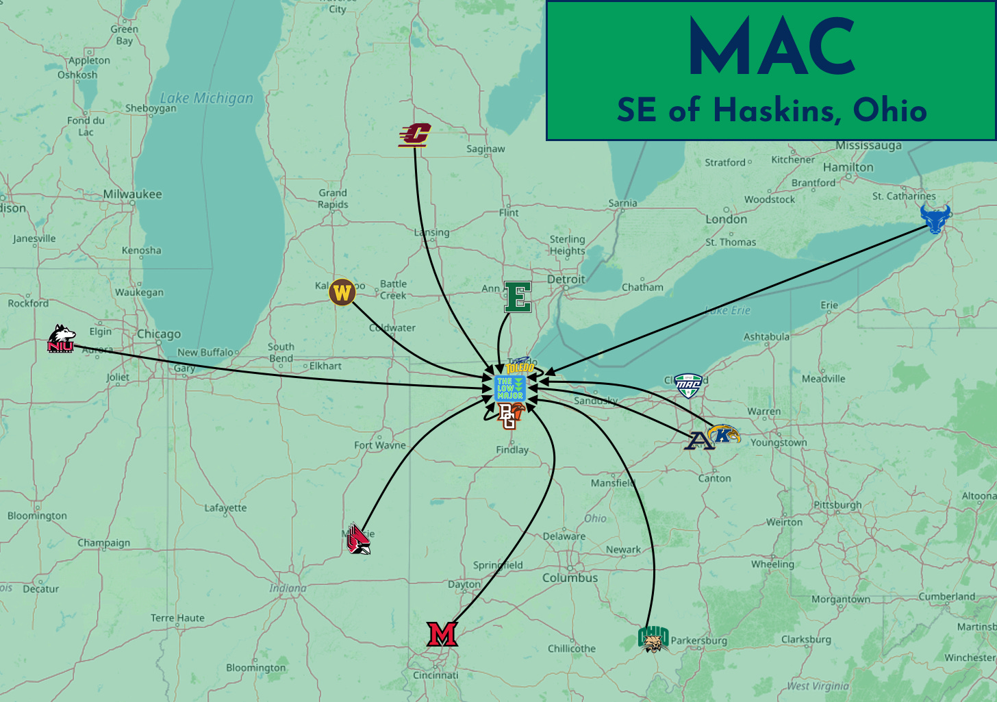 MAC midpoint map